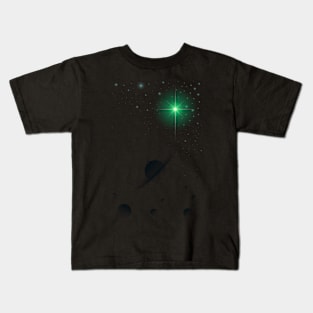 SPACE SATURN Kids T-Shirt